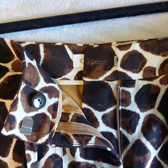 *HOST PICK* Calvin Klein Giraffe Print Linen Skirt - Picture 7 of 10